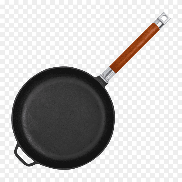 Frying pan on transparent background PNG