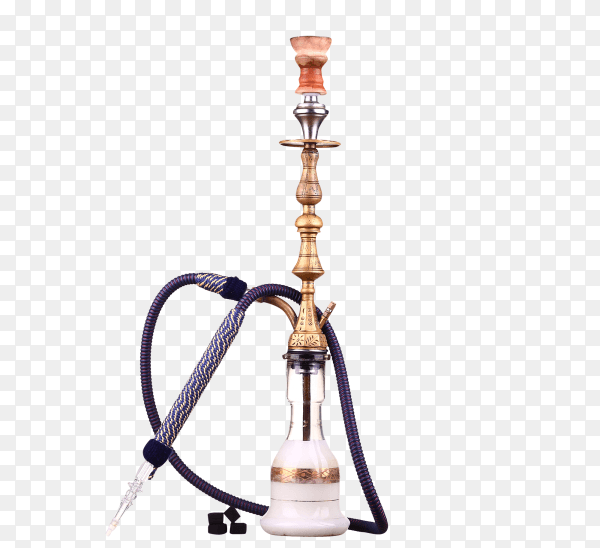 Hookah isolated on transparent PNG