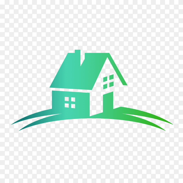 House logo template on transparent background PNG