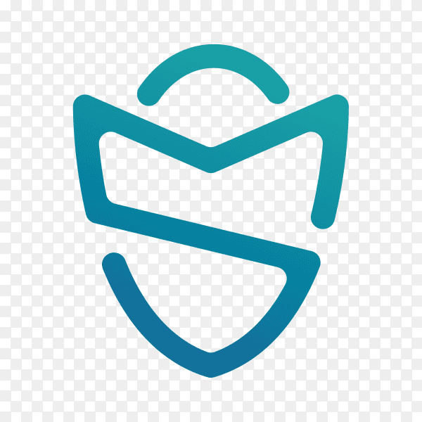 Ms security guard logo on transparent background PNG