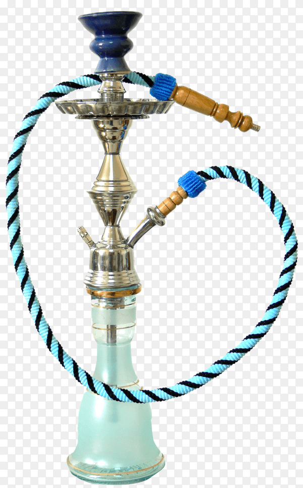 Realistic Hookah on transparent background PNG