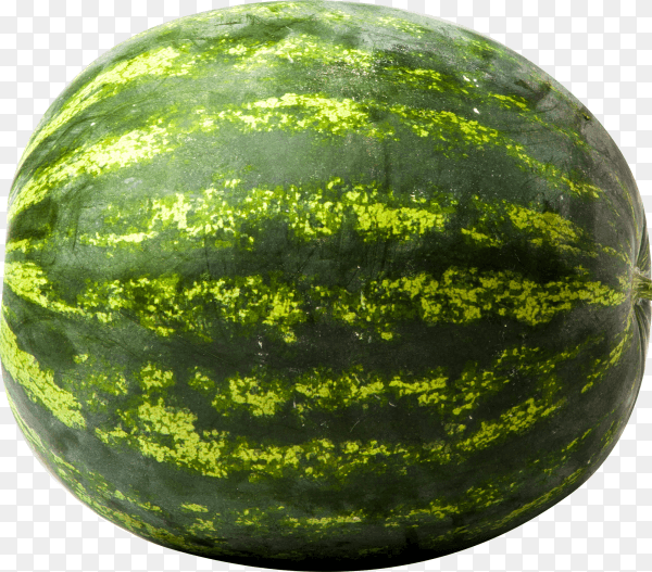 Sweet watermelon isolated on transparent background PNG