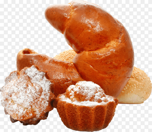 Variety of baking products isolated on transparent background PNG