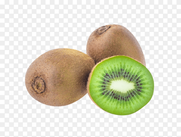 kiwi fruit isolated on transparent background PNG