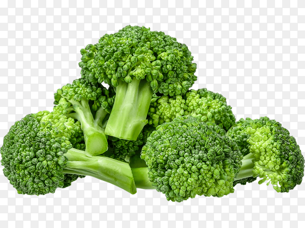 Broccoli isolated on transparent background PNG