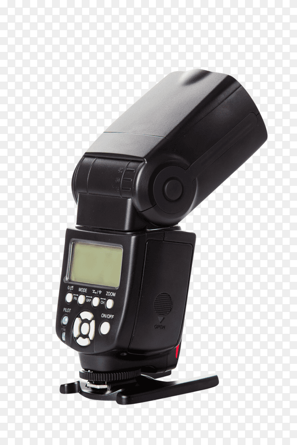Camera flash speed on transparent background PNG