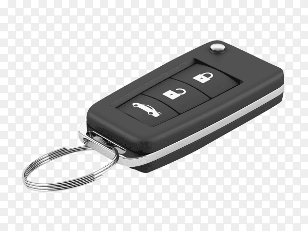 Car keys isolated on transparent background PNG