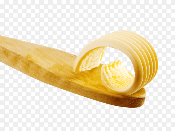 Creamy butter on transparent background PNG