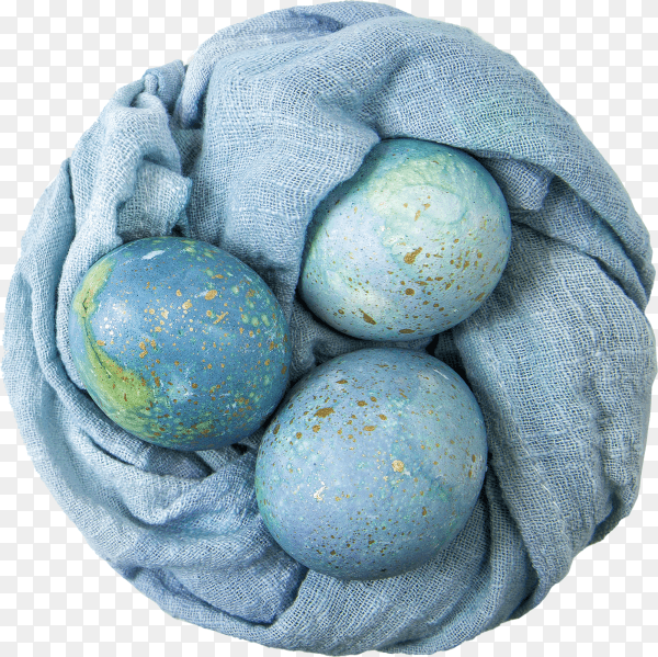 Easter eggs isolated on transparent background PNG