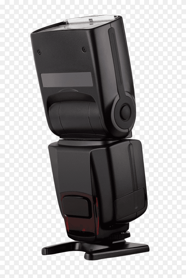 External camera flash isolated on transparent background PNG