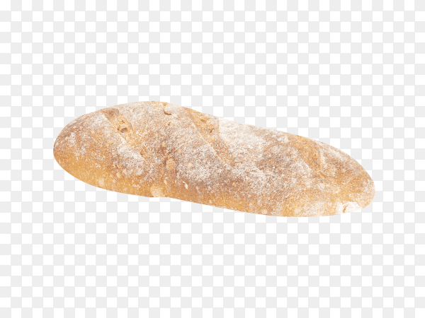 Freshly baked bread isolated on transparent background PNG