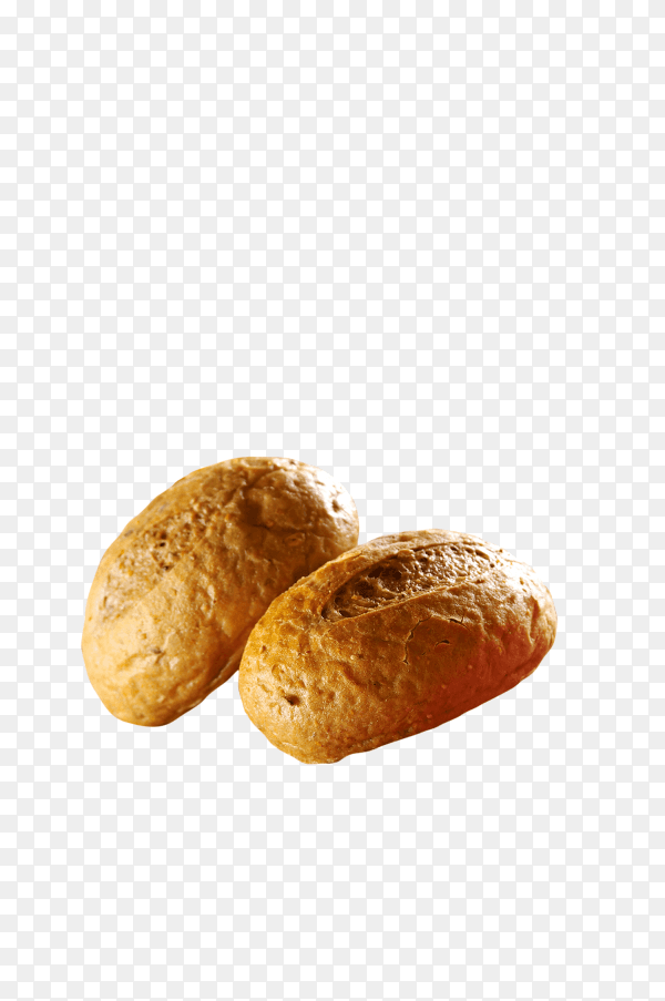 Fresh bread for breakfast on transparent background PNG