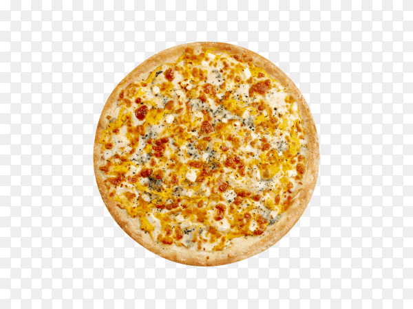 Fresh tasty pizza isolated on transparent background PNG