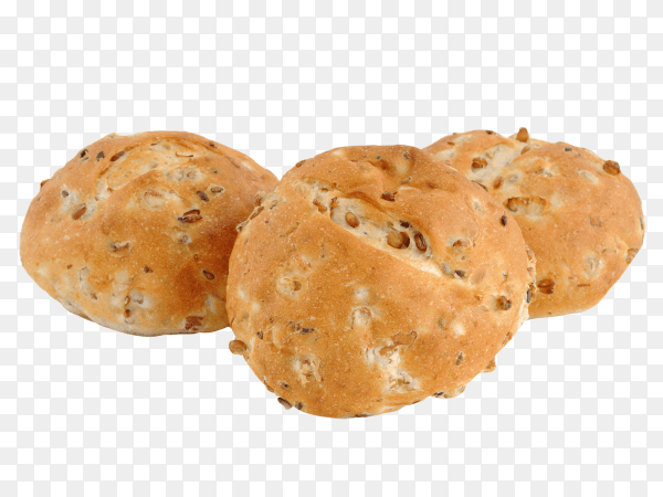 Homemade bakery bread isolated on transparent background PNG
