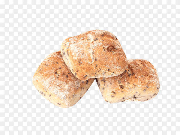 Homemade bread isolated on transparent background PNG