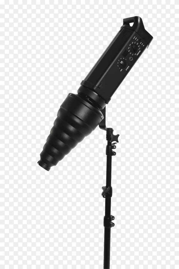 Isolated studio lighting on transparent background PNG