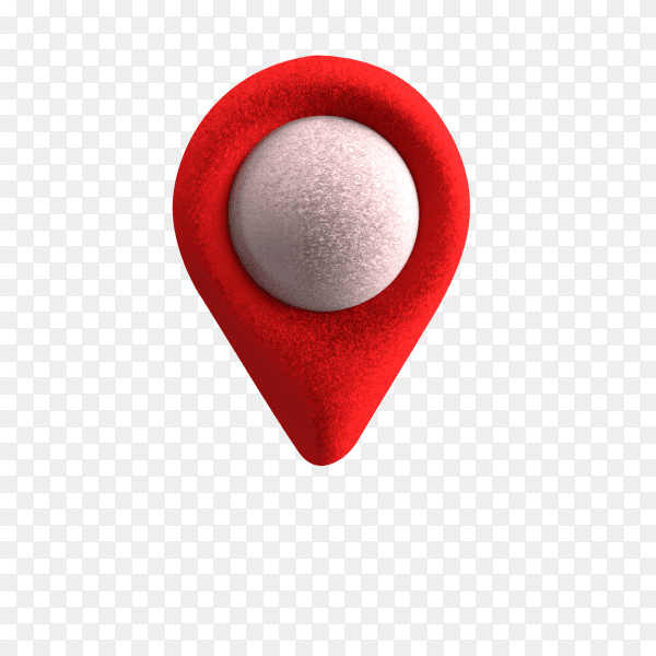 Location pin icon isolated on transparent background PNG