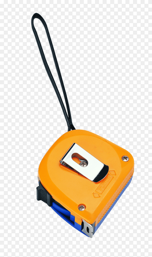 Measuring tape isolated on transparent background PNG