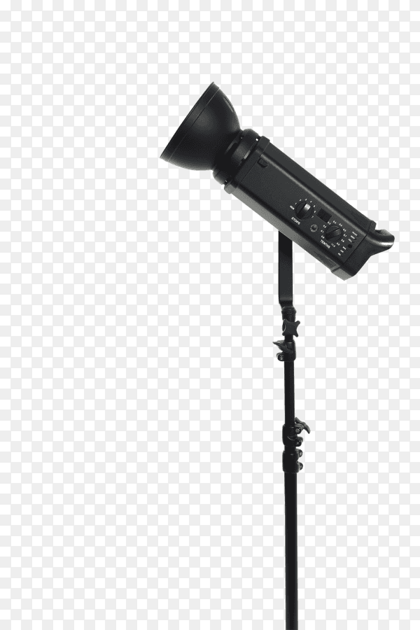 Modern Professional lighting equipment on transparent background PNG