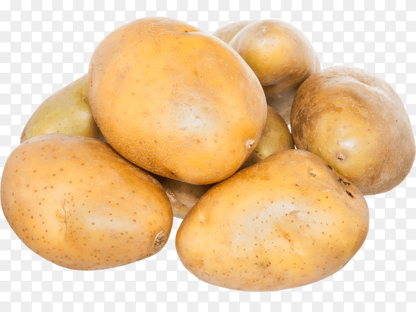 Potato isolated on transparent background PNG