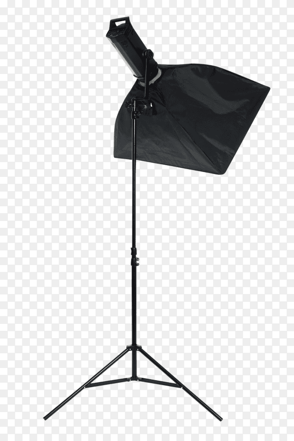 Professional lighting equipment on transparent background PNG