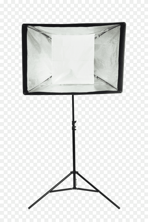 Professional studio lighting on transparent background PNG