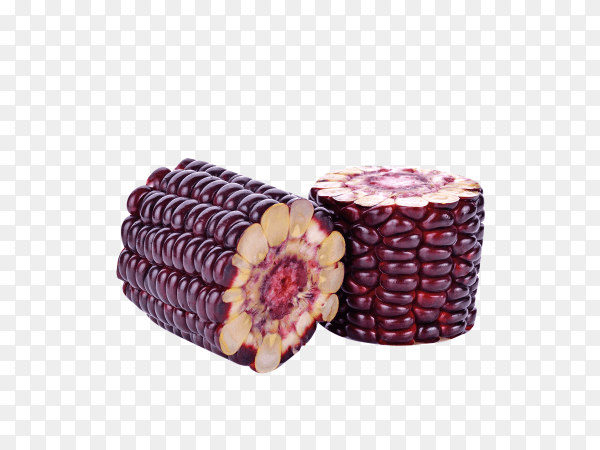 Purple corn isolated on transparent background PNG
