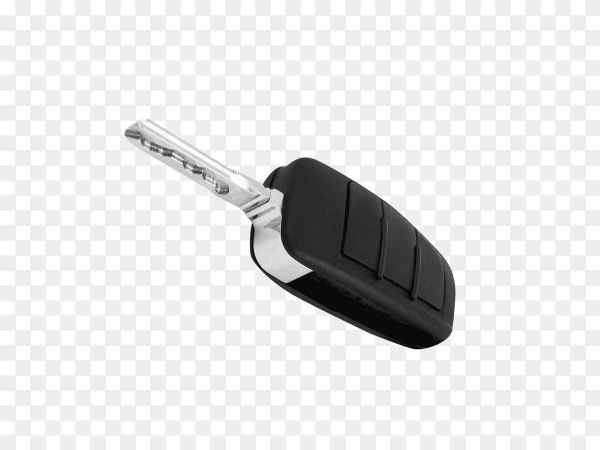 Remote car key isolated on transparent background PNG