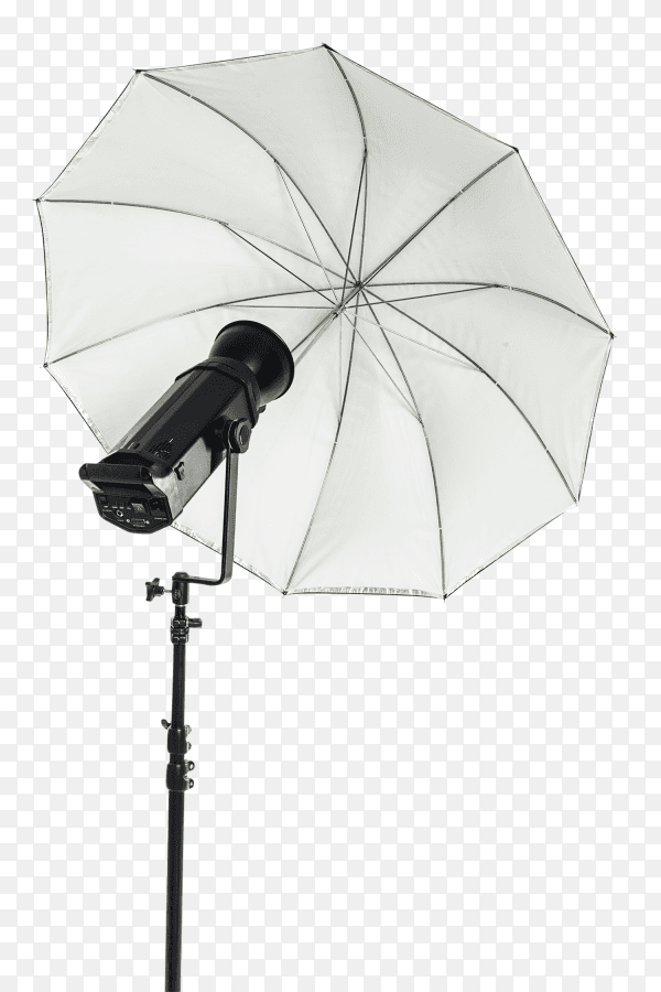 Studio lighting isolated on transparent PNG