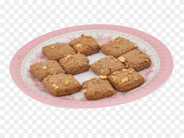 Delicious biscuits isolated on transparent background PNG