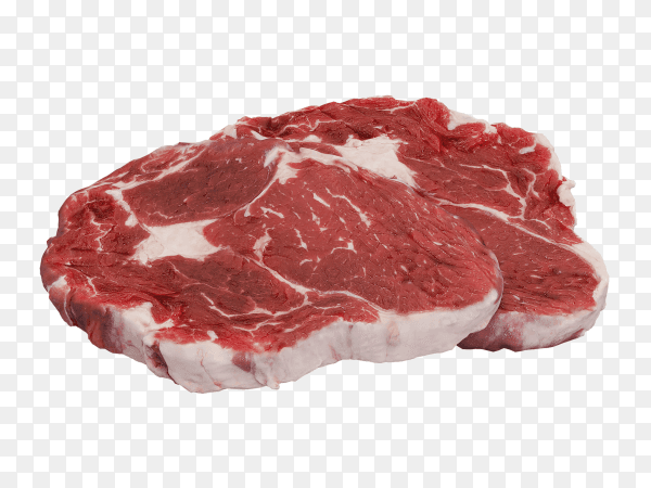 Isometric meat on transparent background PNG