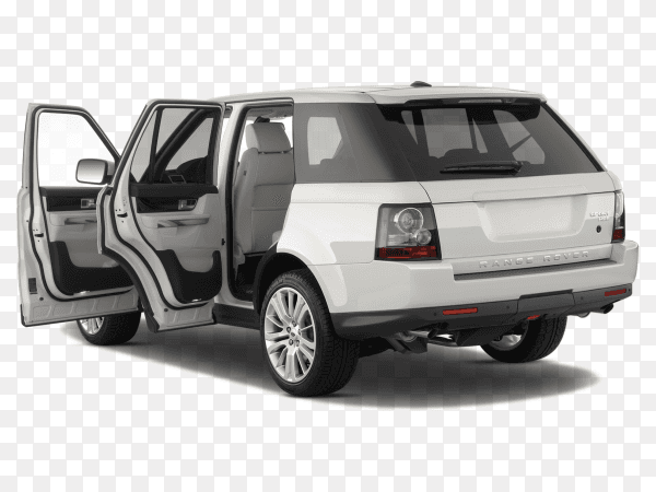 Land Rover Range Rover Sport on transparent background PNG