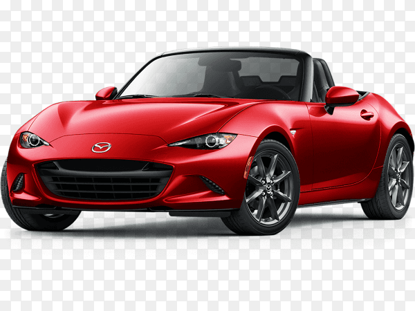 Luxury sport car on transparent background PNG