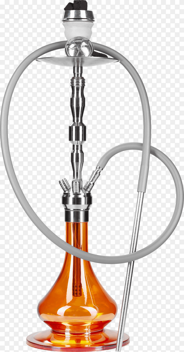 Modern hookah isolated on transparent background PNG