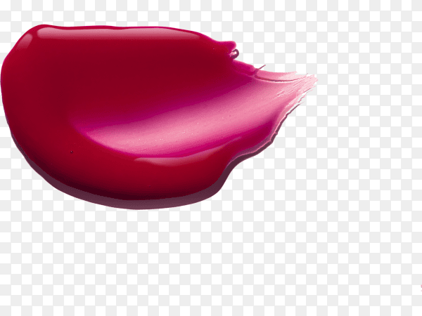 Multicolored lipstick sample smudge white isolated on transparent background PNG
