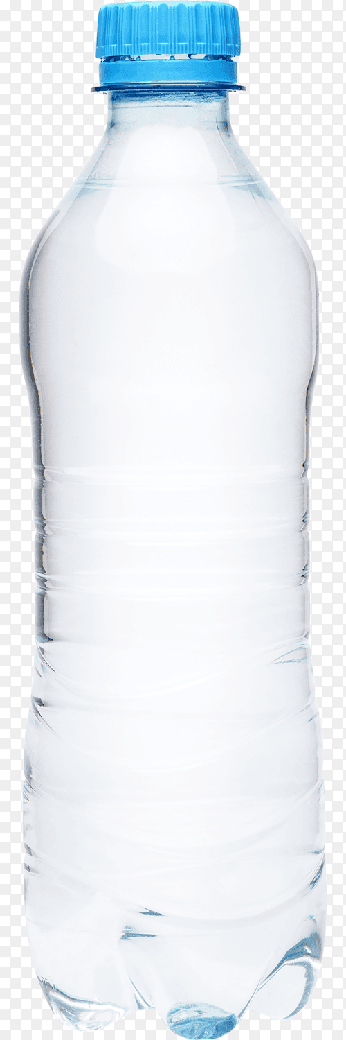 Plastic bottle of drinking water isolated on transparent background PNG