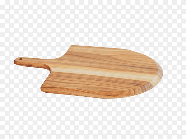 Wooden cutting board isolated on transparent background PNG
