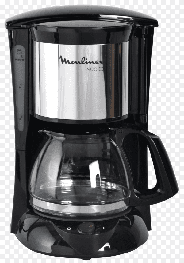 Auto Drip Coffee Maker Isolated on transparent background PNG