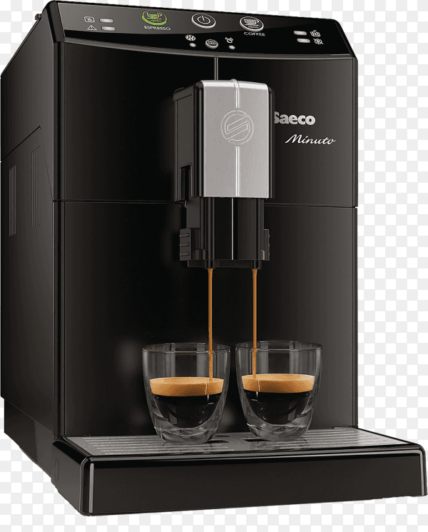 Coffee machine isolated on transparent background PNG