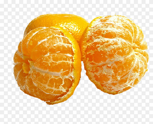 Delicious mandarin on transparent background PNG