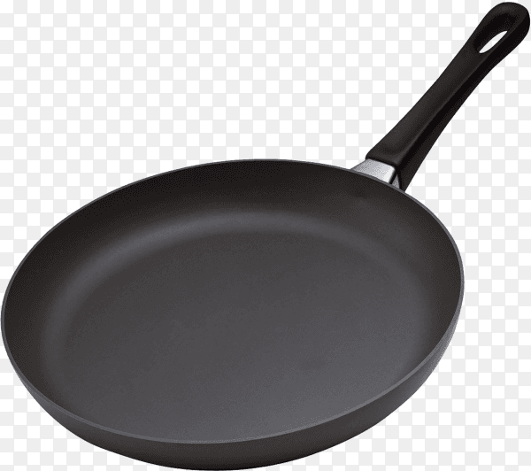 Empty Frying pan isolated on transparent background PNG