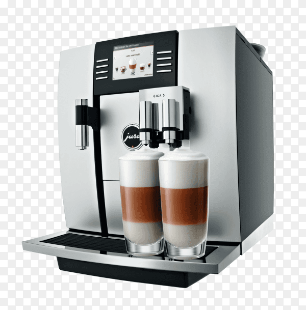 Espresso machine on transparent background PNG