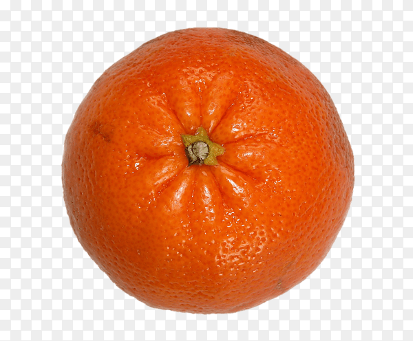 Fresh tasty tangerine on transparent background PNG