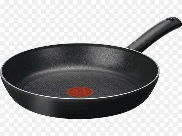 Frying pan with nonstick coating isolated on transparent background PNG