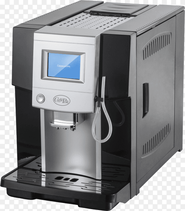 Isolated coffee maker on transparent background PNG