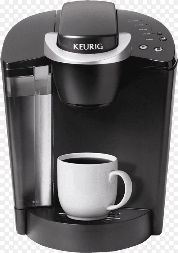 Modern coffee machine with a cup isolated on transparent background PNG