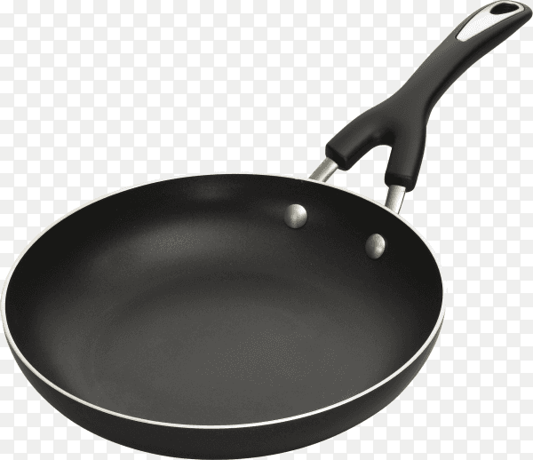 Non stick pan isolated on transparent background PNG