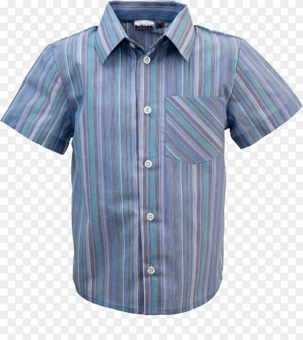 Blue shirt isolated on transparent background PNG