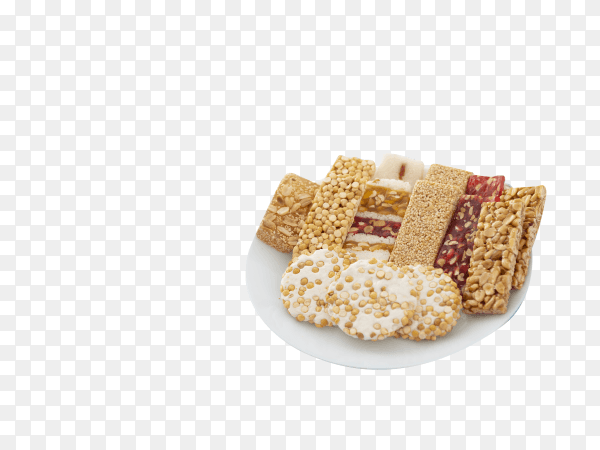 Egyptian prophet muhammad birthday celebration breakfast desserts on transparent background PNG