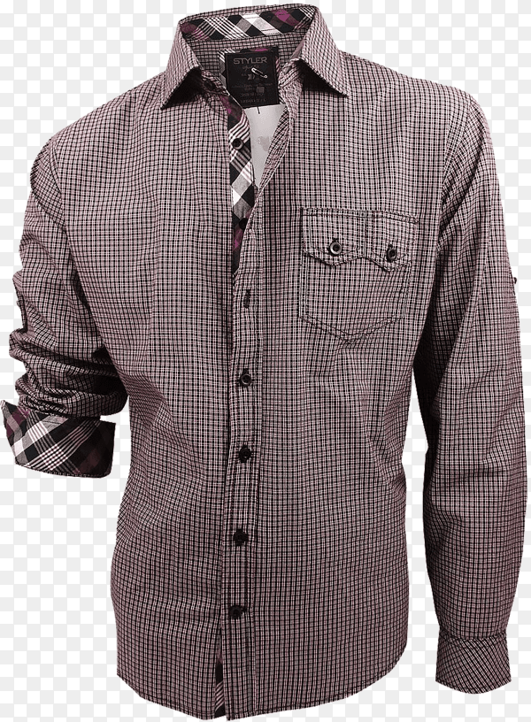 Shirt for men isolated on transparent background PNG